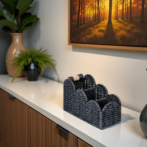 CubesLand Bedside Table Desk Organizer Caddy, Remote Pen&Pencil Holder Cup