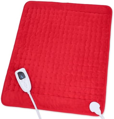 Heating Pad,Electric Heating Pads,Heating Pad for Back,Red,24x20 Inch