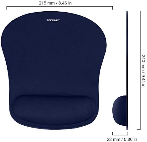 TECKNET Ergonomic Mouse Pad with Wrist Support