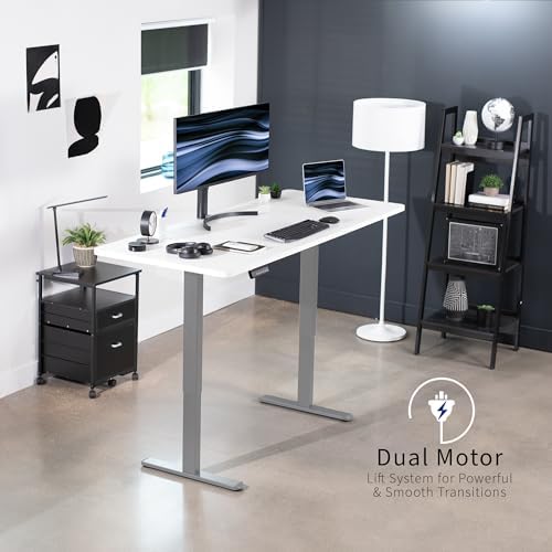VIVO White 71 x 30 in Standing Desk, DESK-KIT-E2G7W