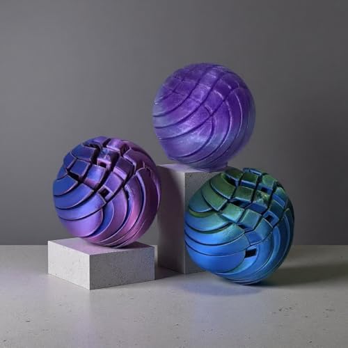Morphslime Ball, 3D Printed Twisted Sphere Stress Relief Ball Fidget Toys