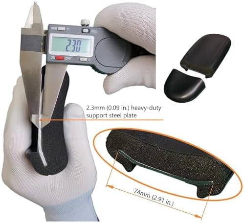 Office Chair Armrest Replacement, Univeral 4" Mounting Hole