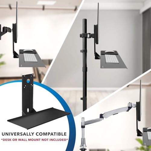 Mount-It! Monitor and Keyboard Wall Mount