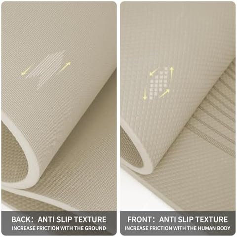 PAIDU Large Yoga Mat 72"x36"x10mm Non-Slip Exercise Mat for Home Gym Studio