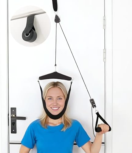 2026 Upgraded Neck Stretcher Cervical, Double Ratchet Neck Traction Device