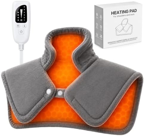 LisaCool Heating Pad for Neck Shoulders Back,Lightweight Heat pad:24x20 in