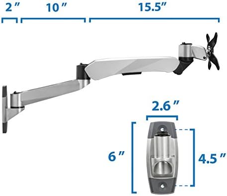 Mount-It! MI-35114S TV Monitor Wall Mount