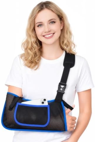Mesh Shower Arm Sling Shoulder Immobilizer for Shoulder Surgery Recovery