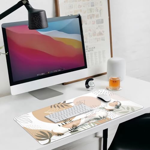 Large Mouse Pad Set,Extended Gaming Mouse Pad + Keyboard Wrist Rest Support - Minimalist