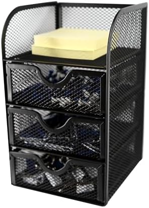 Huron Desktop Mini 3-Drawer Supplies Organizer (1/4/24/96) (1 pc)