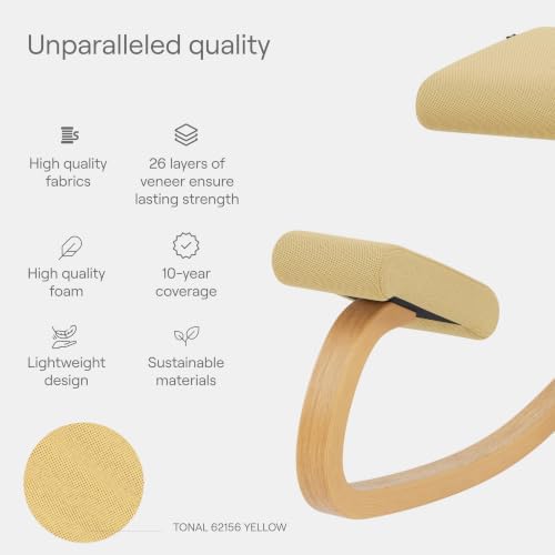 Varier Ergonomic Kneeling Chair, Rocking Knee Stool for Home Office Desk