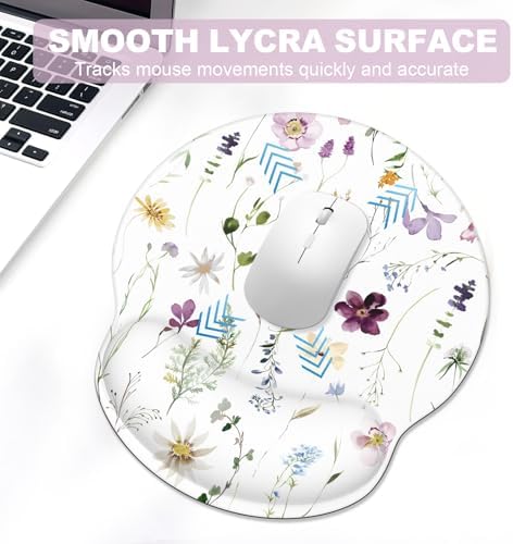 Ergonomic Mouse Pad with Wrist Rest and Keyboard Wrist Rest, Mousepad