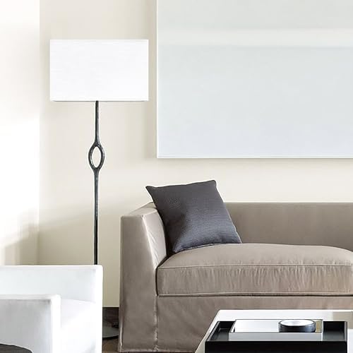GO&SO Texture Rectangle Lamp Shades for Table Lamps,14"L×8"W×9"H Shade Deco