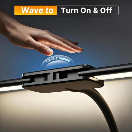 Syrinx LED Desk Lamp for Home Office, 18W 2000LM Dual Head Architect Lamp