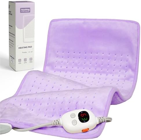 Texciting Heating pad for Back,Neck and Shoulders,Heat Pad Washable,12"x24"