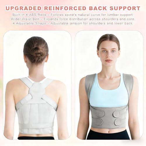 Back Brace Posture Corrector for Women and Men, Back Shoulder Support Belt