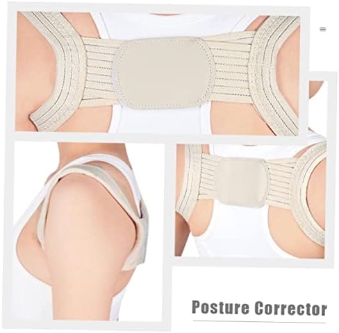 NOLITOY Adjustable Back Brace for Women Hidden under Clothes L Size