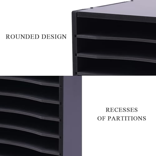Mail Organizer 11 Slots, Literature Organizer for Classroom, Office, Home