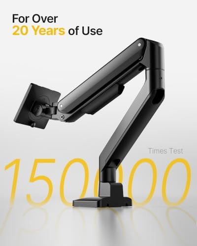 monTEK Deluxe Monitor Arm for 17-49" Screens Holds 44Lbs