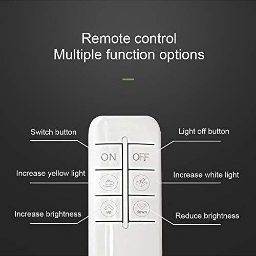 HEHUANG Eye-protected Clip Office Led Table Lamp Large Area Lighting For Bedroom 5-Level Brightness&Color