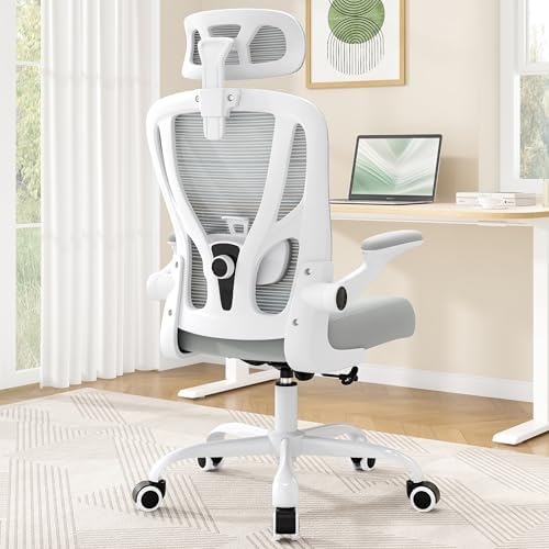 Office Chair Ergonomic Desk Chair with 3D Lumbar Support & Headrest
