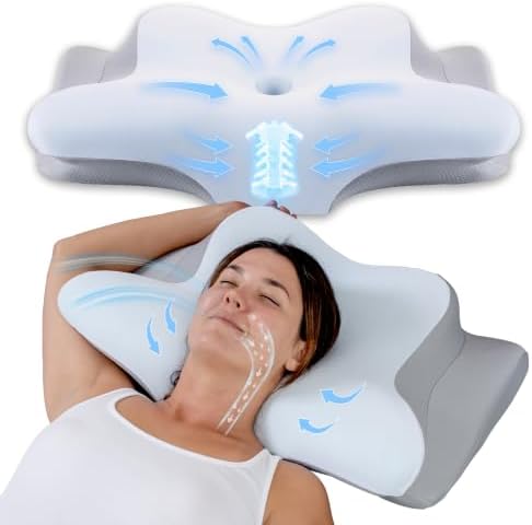 Dr.Prime Cervical Neck Pillow for Neck Pain Relief – Orthopedic Contour