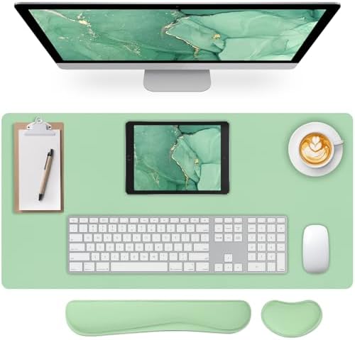 Mouse Pad and Keyboard Wrist Rest, 3-in-1 Keyboard and Mouse Pad