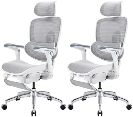 SIHOO Doro C300 Pro V2 Ergonomic Office Chair with Footrest, 2 Packs, Grey