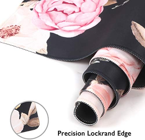 iCasso Extended Gaming Mouse Pad,XXL Desk Pad,Peony