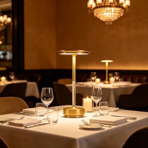 Rechargeable Cordless Table Lamp,Wireless LED Small Lamp