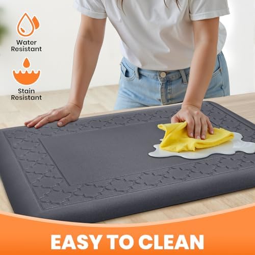 4/5 Inch Thicker Kitchen Mats Anti Fatigue Comfort Mat Standing Desk Rugs