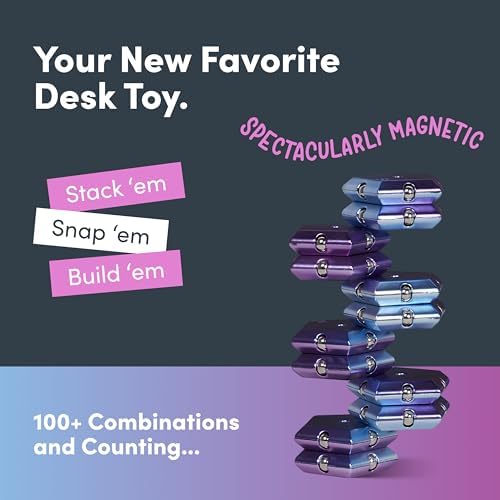 Speks Geode Magnetic Sensory Sphere, Stress Relief Tool, Executive Desk Toy
