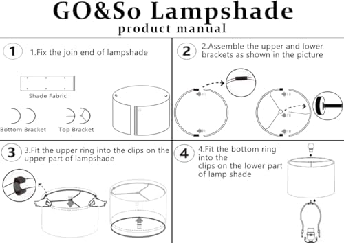 GO&SO Lamp Shades 1Pc,13" D x 10" H,Blue Green Floral Drum Lamp Shade