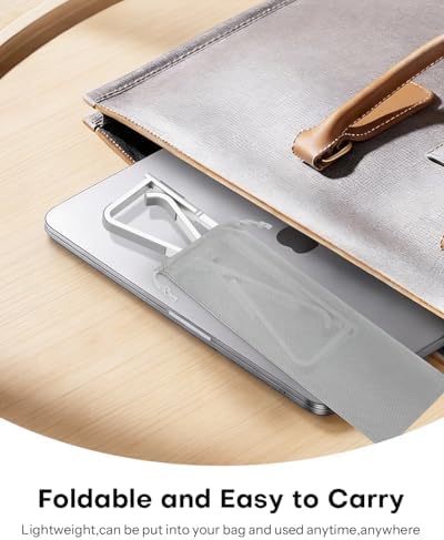 OMOTON Portable Laptop Stand for Desk, Foldable Riser, MacBook Stand