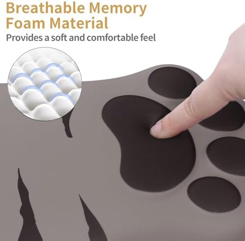 L-SPOUTTO Ergonomic Mouse Pad with Wrist Rest,Cute Mouse Pad Wrist Support