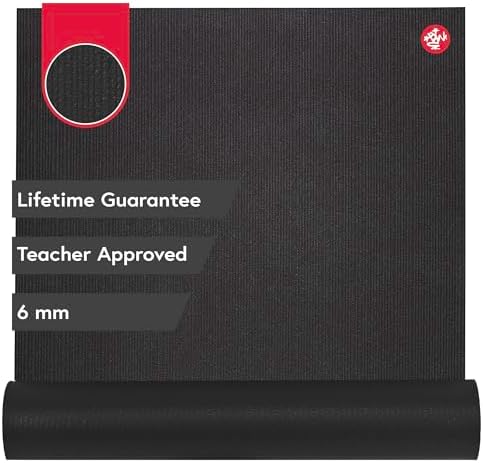 Manduka PRO Yoga Mat - 6mm | Lifetime Durability | Hygienic Construction | Premium Studio Quality | Teacher Approved