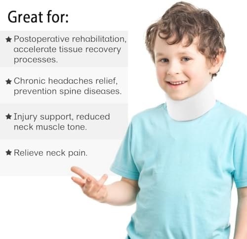 Kids Neck Brace for Whiplash & Torticollis, Soft Foam Collar Stabilize