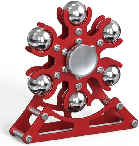 Desk-Fidget-Toys for Ferris-Wheels-Spinner: Metal Kinetic-Spinner 4mins, Cool-Gadgets for Kid Children Teen Adult EDC-Toy, ADHD Tools Cool-Stuff Stress Relief for Office Home School Christmas