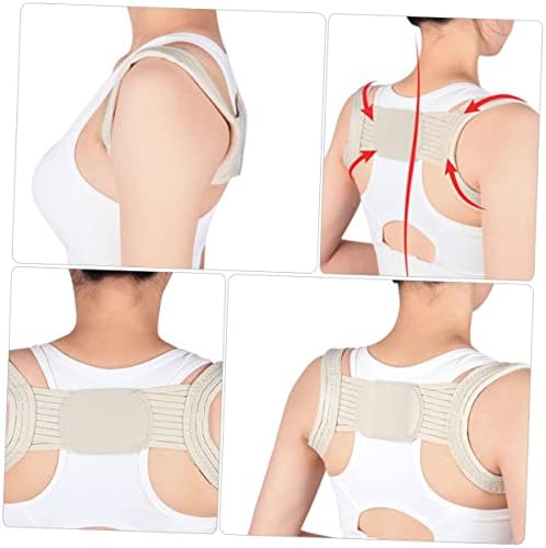 NOLITOY Adjustable Back Brace for Women Hidden under Clothes L Size