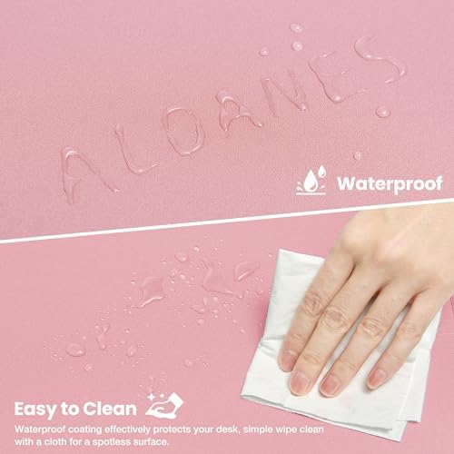 ALOANES Non-Slip Extended Mouse Pad Office&Home Desk Mat Stitched Edge