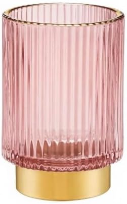 Makeup Brush Holder Organizer,Toothbrush Holders,Desk Pen Pencil Holder,Multifunctional Vintage Glass Brush Cup(A3-27-US)