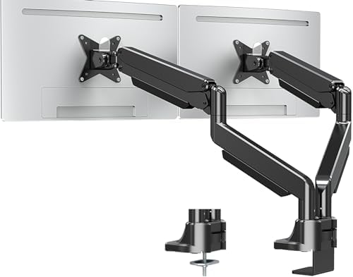 MOUNTUP Heavy Duty Dual Monitor Mount Holds 6.6-33lbs for Ultrawide Screen