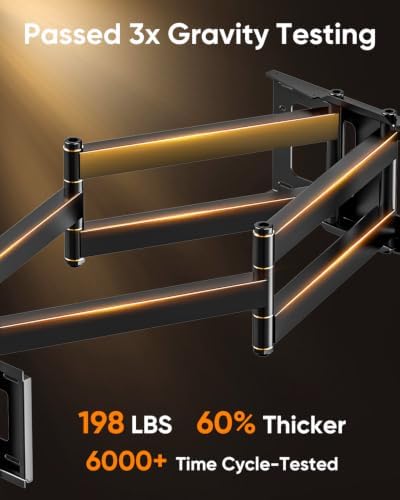 FORGING MOUNT Full Motion TV Wall Mount for 50-90 inch TVs