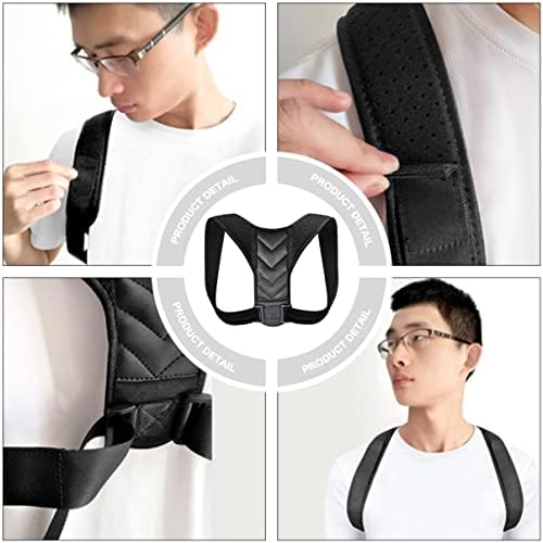 VALICLUD Adjustable Invisible Posture Corrector Belt Comfortable Back Brace for Improved Posture Suitable for Men and Women Discreet Design for Everyday Use