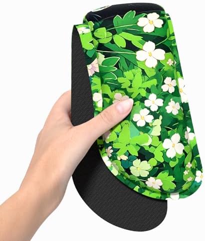 Dapesuom Enlarge Keyboard Wrist Rest, Memory Foam Wrist Cushion for Desk Mats Support, Typing Pain Relief Keyboard Mouse Pad Rests Set with Non-Slip Base for Gaming Laptop Computer, Anime Grass Cat
