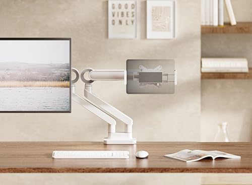 Mount Plus VESAT01 Universal VESA Tablets Mount Adapter for IPad, IPad Pro, Tablets, Portable Monitors Display On Monitor Arm | VESA 75x75 Max 15" Screen