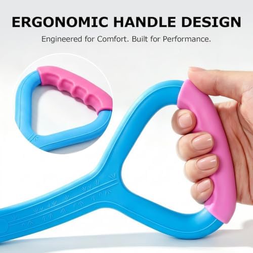 Figure 8 Resistance Band with Handles, Elastic Bands for Working Out,Arm,Back,Shoulder Training Elastic Ropes