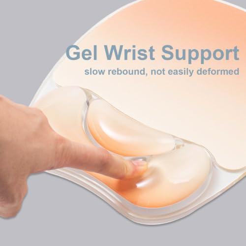 Keyboard Wrist Rest with Gel Mouse Pad Support - Office Accessories