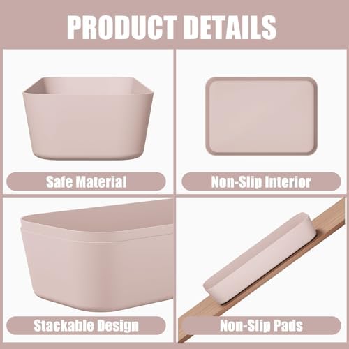 Drawer Organizers Bins 18 PCS for Bathroom Makeup Desk Office