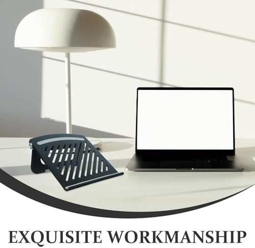 PRETYZOOM Foldable Laptop Stand with Multi Angle Adjustment for Desk Use